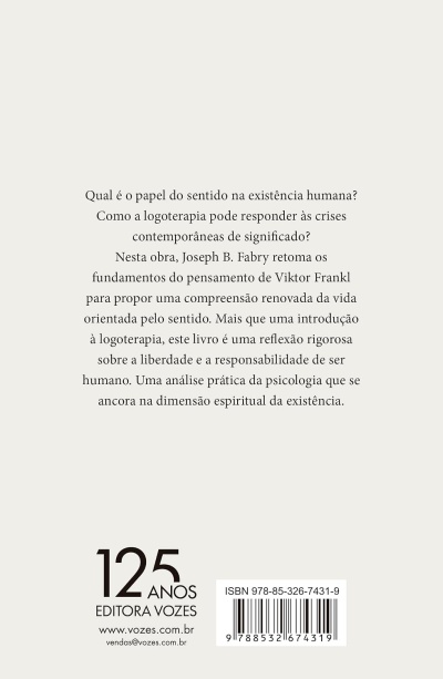 Capa traseira do livro com texto em português e código ISBN
