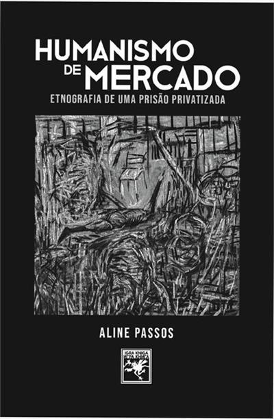 Capa de livro preto com texto branco e ilustração abstrata cinza