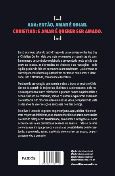 Contracapa livro com sinopse, editor Paidós, código de barras e redes sociais