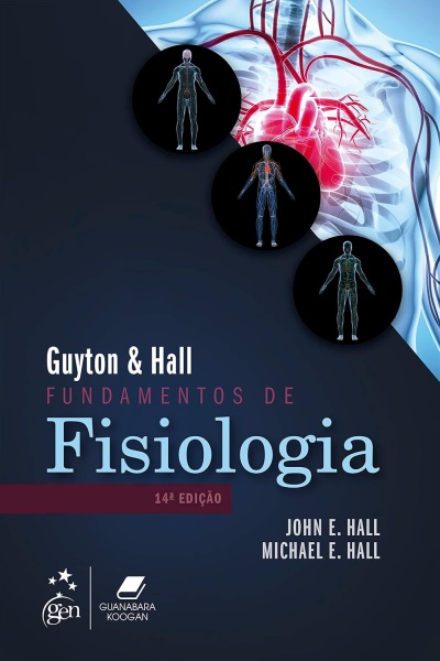 Capa de livro Fundamentos de Fisiologia 14ª edição com imagens anatômicas do corpo humano