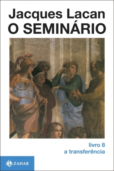 Capa do livro O SEMINÁRIO de Jacques Lacan com imagem clássica e texto em português