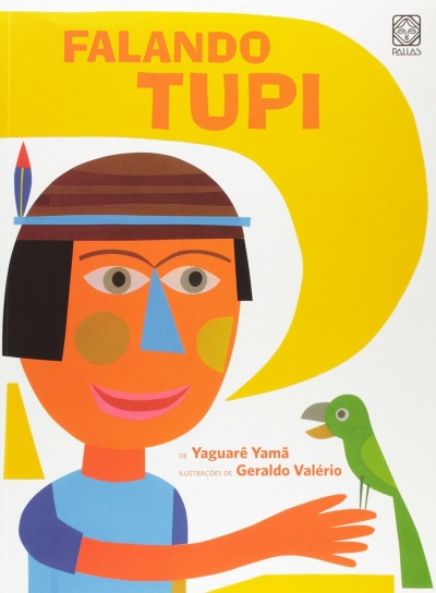 Capa de livro infantil colorida com figura humana e pássaro verde.