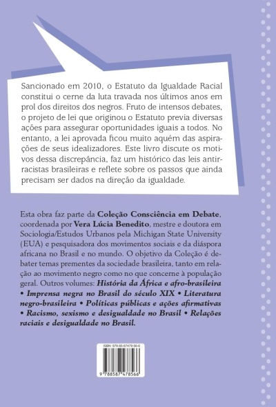 Contracapa de livro lilás com texto em português brasileiro e código de barras