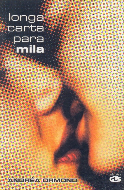 Capa de livro longa carta para mila com arte pixelizada colorida