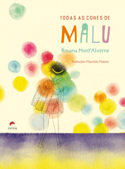 Capa de livro com título e figura feminina desenhada com cores variadas ao fundo.