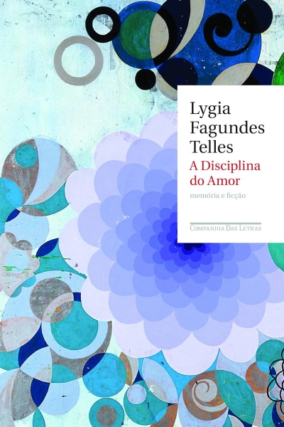Capa de livro abstrata em azul e verde com texto em português.