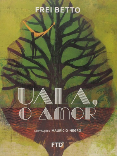 Capa de livro com ilustração de árvore e texto