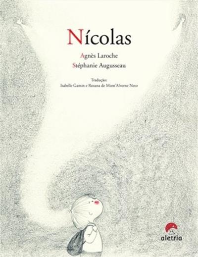 Capa do livro Nicolas com ilustração de criança e texto no centro