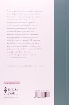Parte traseira de um livro com texto e código ISBN