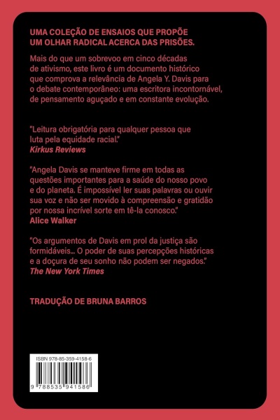 Contracapa do livro com texto em português e código de barras