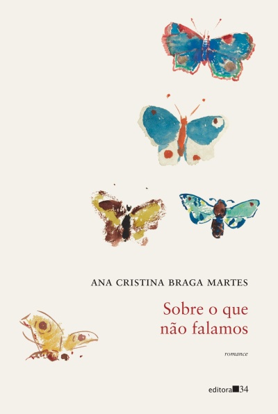 Capa de livro com ilustrações de borboletas e texto em português.