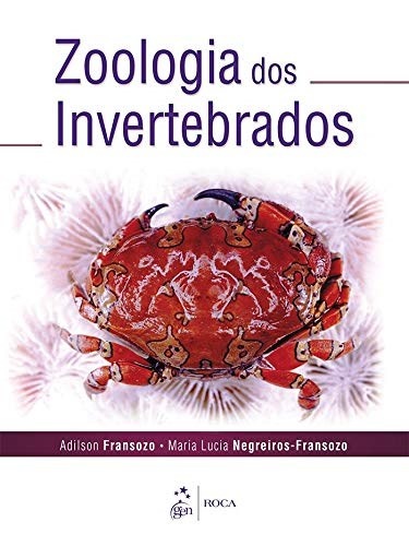 Capa de livro Zoologia dos Invertebrados com imagem de caranguejo