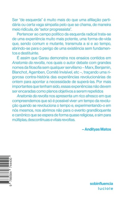 Contracapa de livro com texto em português e código de barras.