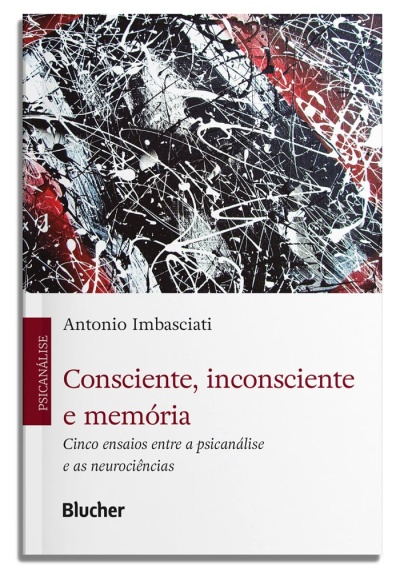 Capa de livro com pintura abstrata e texto