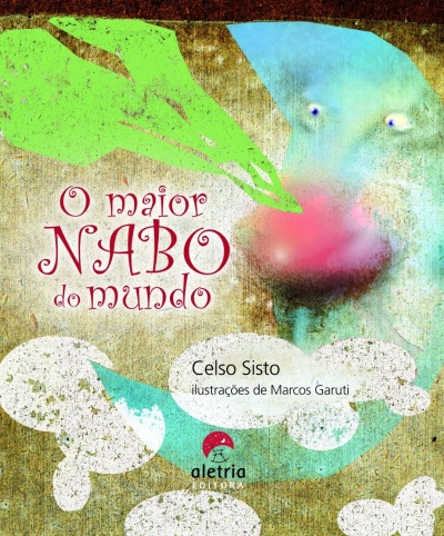 Capa do livro O maior NABO do mundo com ilustrações coloridas e texto em destaque