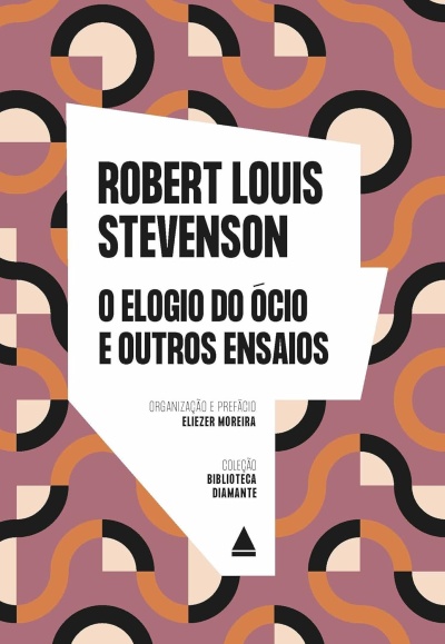 Capa de livro com padrão geométrico e título em texto preto