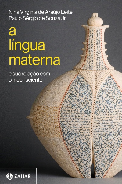 Capa de livro com recipiente cerâmico decorado e texto em português.