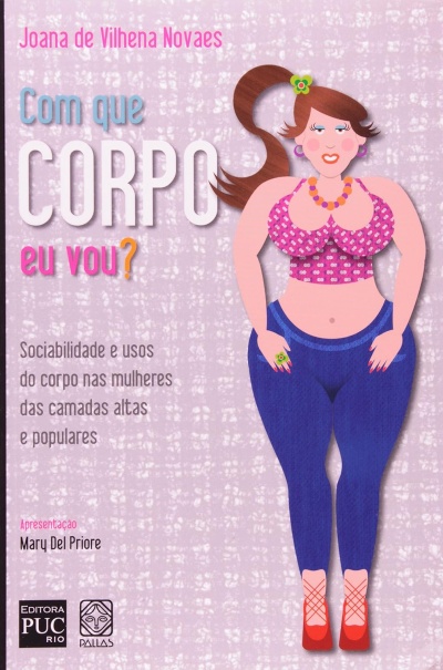 Capa de livro lilás com título colorido e ilustração de mulher estilizada com roupa rosa e azul