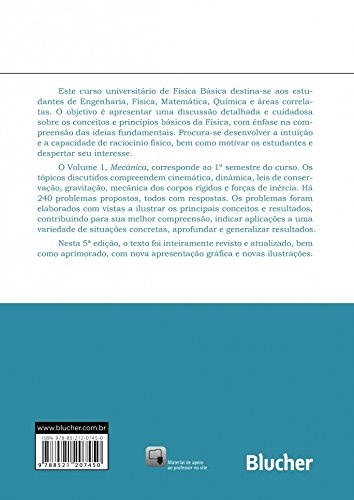 Capa de livro azul com texto descritivo e código de barras