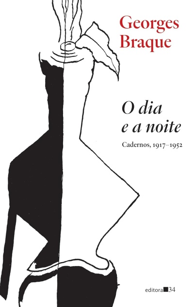 Capa de livro com vaso preto e branco e texto editorial