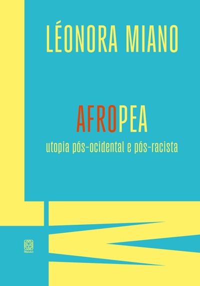 Capa de livro azul com texto amarelo e vermelho