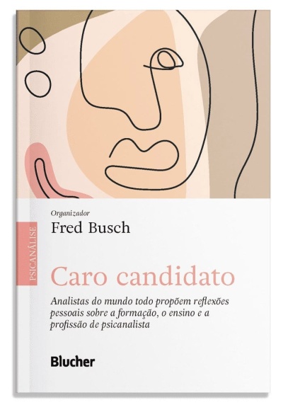 Capa de livro com ilustração abstrata de rosto e texto em português.