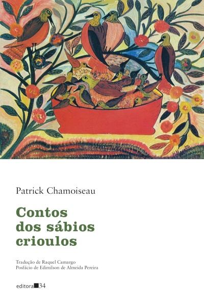 Capa de livro com ilustração de aves coloridas e texto em português