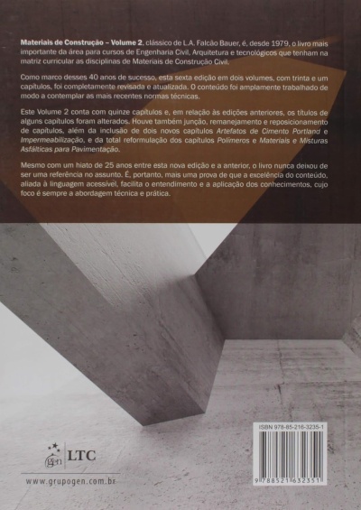 Contracapa de livro com texto explicativo em português e textura de cimento cinzento