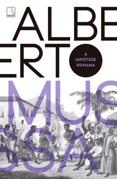 Capa de álbum musical com texto e imagem antiga de pessoas a dançar e tocar instrumentos