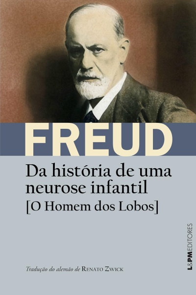 Capa de livro com retrato de homem idoso e texto FREUD e tÃ­tulo em portuguÃªs