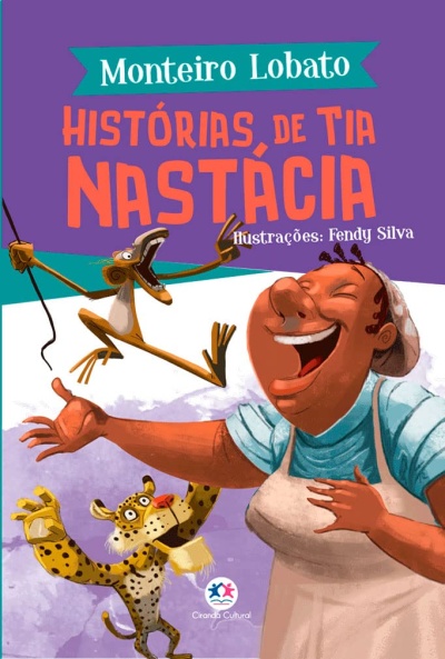 Capa de livro infantil com personagens animados e texto do título