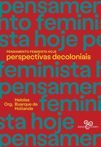 Capa de livro com texto em verde e amarelo sobre fundo vermelho.