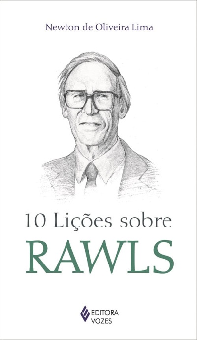Capa do livro 10 Lições sobre RAWLS com ilustração a lápis de um homem e texto em fundo branco