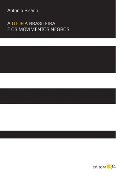 Capa de livro com texto e logótipo em fundo branco e preto.