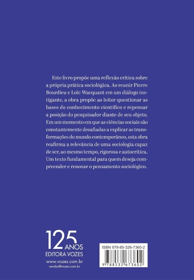 Contracapa de livro azul escuro com texto branco e código de barras