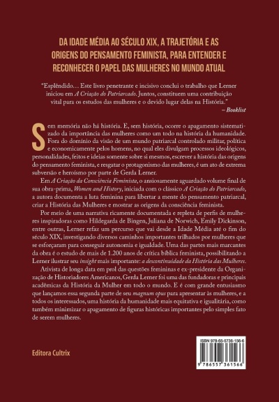 Verso de livro bordo com texto em português, código de barras e ISBN.
