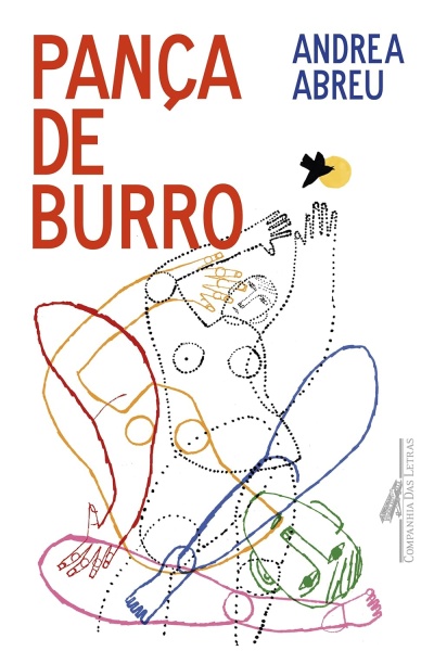 Capa de livro Pança de Burro com ilustração de figuras humanas estilizadas e texto.
