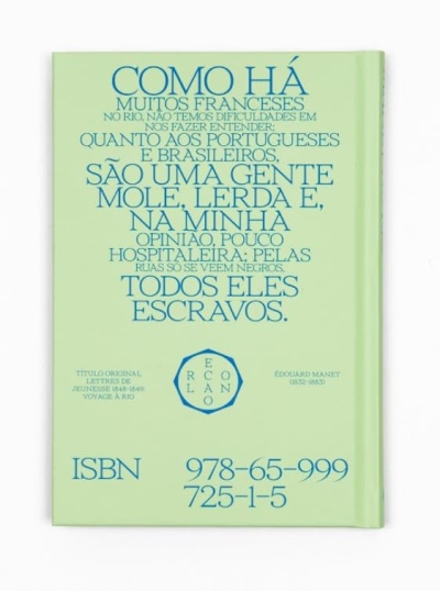 Livro verde claro com texto azul e ISBN visível