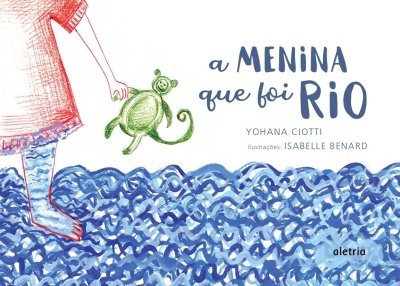 Capa de livro infantil com ilustração colorida e texto