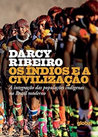 Capa de livro com homens indígenas em trajes tradicionais e texto do título e autor