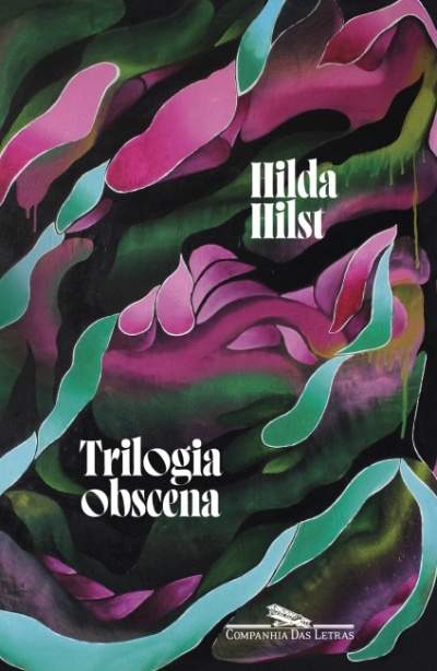 Capa de livro Trilogia obscena de Hilda Hilst