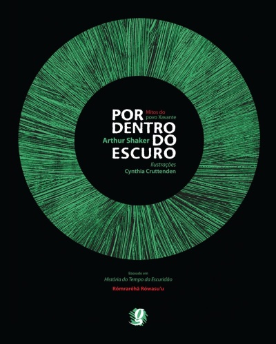 Capa de livro preto com círculo verde e texto no centro e na parte inferior