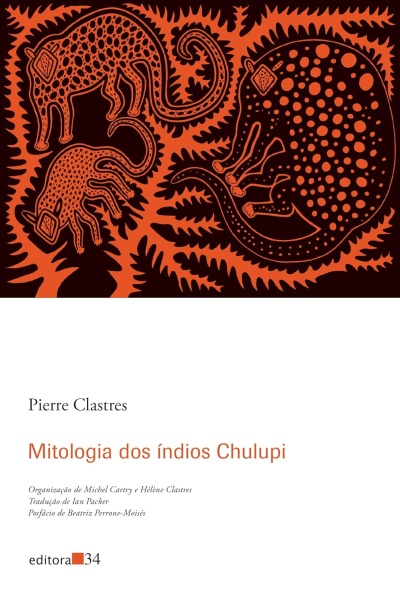 Capa de livro com ilustração de animais em laranja e preto e texto em português