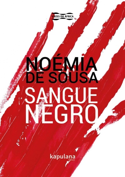 Capa de livro com pinceladas vermelhas e texto em preto e branco.