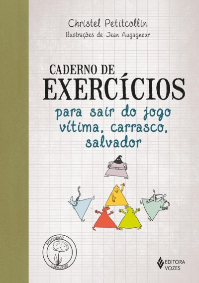 Capa de livro com título e ilustrações de figuras geométricas coloridas