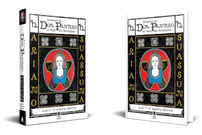 Livro Romance de Dom Pantero no Palco dos Pecadores com capa colorida e título visível