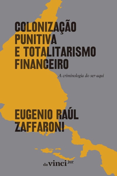 Capa de livro com mapa amarelo sobre fundo cinzento e texto em preto