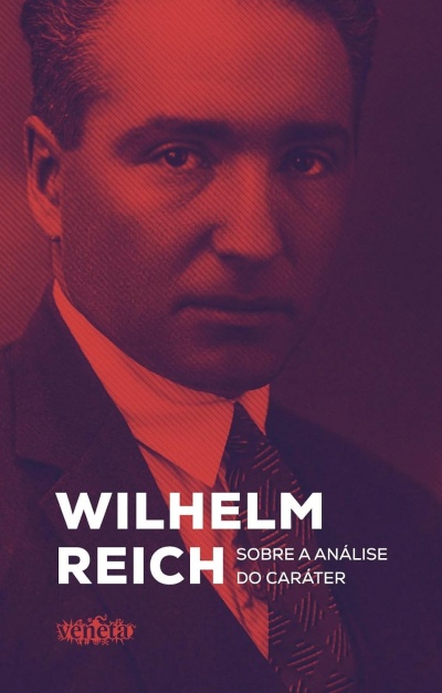 Capa de livro com retrato estilizado de homem e título sobre análise do caráter