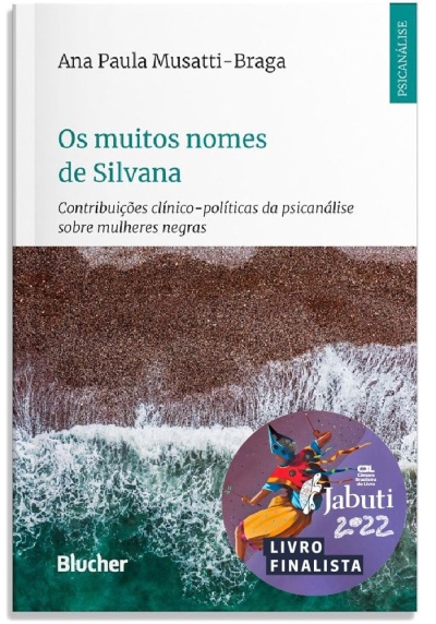 Capa de livro com título, autor e selo de finalista Jabuti 2022 em fundo de praia e mar