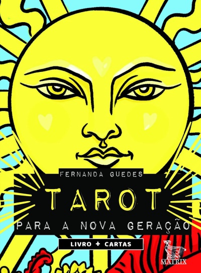 Capa de livro colorida com rosto de sol amarelo e texto em português